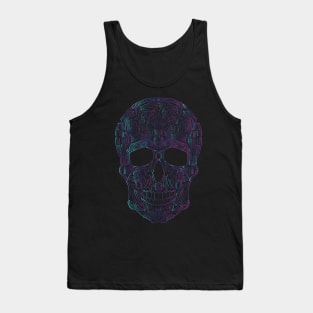 Beautifull circuit skull design Tank Top